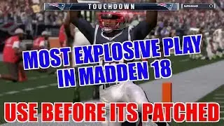 THIS RUN IS A GLITCH! BEST PLAY IN MADDEN 18! EASIEST RUN EVER & INSTANT OPEN PASS PLAY SCHEME