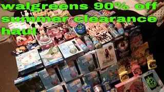 walgreens 90% off summer clearance haul 9-6-22