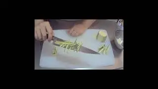 Cortes del zucchini