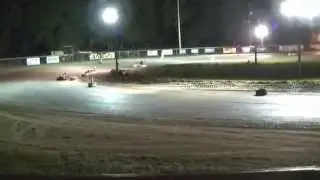 Fruitland Park Original Speedway Park Box Stock Super Go Kart Roll over