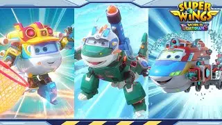 [Super Wings сезон 6] Лайм, Тино, Тони! | Хранители мира суперкрыльев | суперкрылья