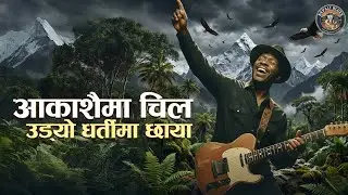 Aakashaima Chil Udyo Dharti Ma Chaya | आकासैमा चील उड्यो | AI COVER | NEPALI BLUES