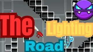 I beat The Lightning Road Geometry Dash 