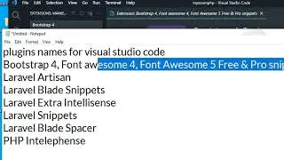 MUST HAVE EXTENSIONS FOR VS CODE FOR LARAVEL DEVELOPMENT