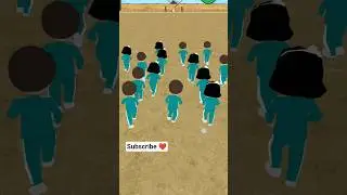 Squid Game Survival Challange 3D Red Light Green Light leval1🙂#shorts#trending #viral #youtubeshorts