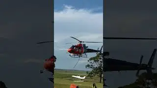 Choppers in the Fire Zone | Aerial Firefighting Over Hexham Swamp, NSW | Helicopters in Action