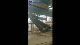 Double Screws Compost Turning Machine