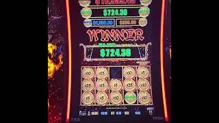 Major Jackpot Bonus $5 minimum bet Dragon Link Slotmachine #slot #money #major