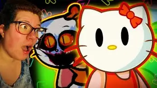 VS HELL-ON KITTY | ORIGINAL ANIMATION AND FNF MOD! | 2022 FNF MOD *REACTION*