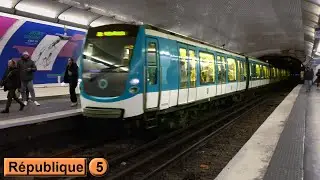 Репюблик | линия 5 : Парижский метрополитен ( RATP MF01 )