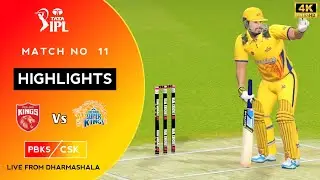 50-6 🥶 I Can Dhoni Chase 190 ! vs PBKS | Match 10 | IPL 2024 | Full Match Highlights