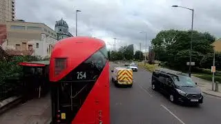 London BUS Ride 🇬🇧 Route 253 - HACKNEY CENTRAL to EUSTON via Stamford Hill, Finsbury Park, Camden 🚌