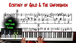 Ennio Morricone: The Ecstasy Of Gold & Lucifer - The Unforgiven Piano Medley Cover piano sheets