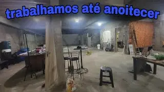 Obra a todo vapor/vencendo um dia de cada vez e chegando perto de concluir uma etapa do nosso sonho