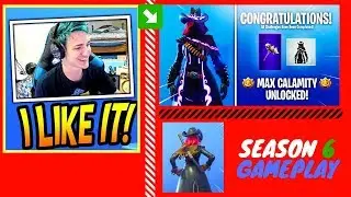 Fortnite NINJA Gameplay | Max Calamity Skin 🤠 👀