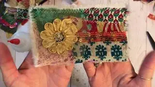 Junk Journal How-To | Fabric Pockets | April 2018