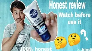 Честный отзыв | Nivea Men all-in-1 Charcoal Face Cleanser | Темные пятна, контроль жирности, Глубокая очистка | Хинди.