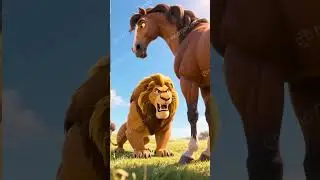 The Clever Horse and the Underestimating lion                              Cartoon video
