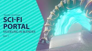 texturing a sci fi portal in blender 2 8