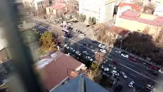 Baghramyan street in Yerevan