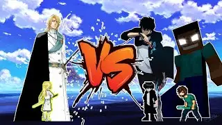 Request | Jugram Haschwalth OP VS Herobrine OP & Jinwoo OP | MUGEN 1.1