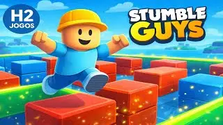🔥 BLOCK DASH TEAMS &eacute; INSANO no STUMBLE GUYS! 😱 Pulei no LIMITE!