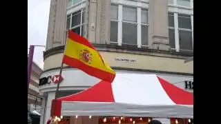 Spanish flag in leicester