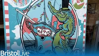 'Bristol crocodile' makes a triumphant return on dry land