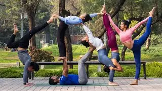 Basic acroyoga flow