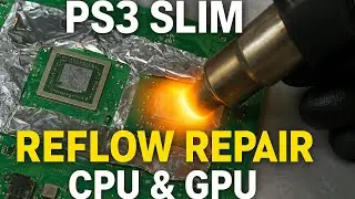How to Fix PS3 Slim YLOD with Reflow Repair (CPU & GPU)