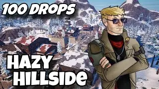 100 Drops at Hazy Hillside (Fortnite)