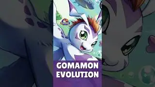 Gomamon Evolution Line #Shorts