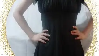 vestido drapeado en el busto + forrado de tul