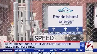 RI residents speak out against proposed electric rate hike