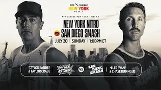 AVP LEAGUE WEEK 6 - New York, NY | San Diego Smash v New York Nitro – Men’s Match