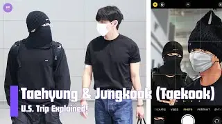 BTS V (Taehyung) & Jungkook U.S. Trip Explained! New Music or Secret Project!?
