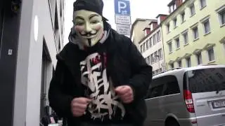 Anonymous Hamburg meets Hannover! Raid 2014 March [Chanology Germany]