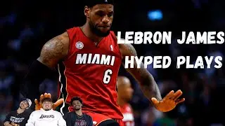 SHINE REACTS: LEBRON JAMES HYPED PLAYS(LOUDEST CROWD REACTION)!!!