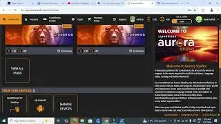كيف تربح المال من Aurora Studio عبر التقاط الصور