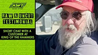 Customer testimonial of a KWT Filter live at King of the Hammers