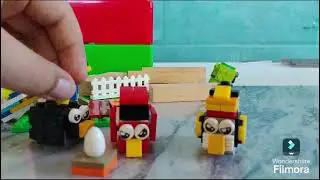 Segundo video del canal Coki 745 angry birds de lego con bomb