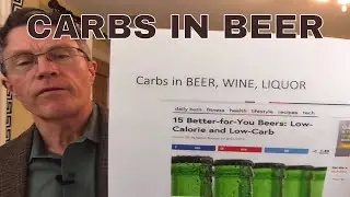 Carbs in Beer, Wine and Liquor: part 1 - Beer