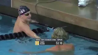 Tanner Olson's 53.18 100 Breaststroke