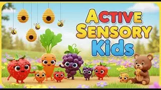 🍌 Dancing Fruit Parade | Baby Sensory World of Colors 🍓🍍 | Sweet Sensory Baby