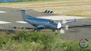 PC12/47 | BN2 islander |  Afternoon Arrivals | Toddy bay inter Airport 