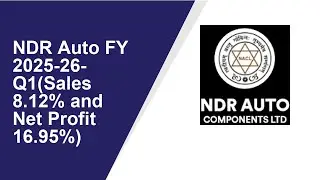 NDR Auto Standalone Quarterly Result | Q1 Result 2025-26 | NDR Auto latest news