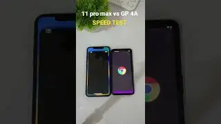 Iphone 11 pro max vs Google Pixel 4A Speed Test #shorts
