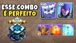 MELHOR ATAQUE SPAM NO CV13 EM 2025 | Clash Of Clans