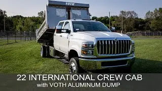 2022 INTERNATIONAL CV CREW CAB 4X4 w/VOTH ALUMINUM DUMP