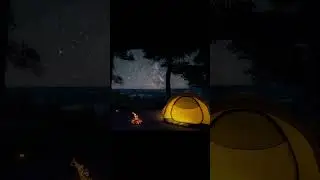 Campfire Ambience: 8 Hours of Relaxing Fire and Cricket Sounds for a Peaceful Night
